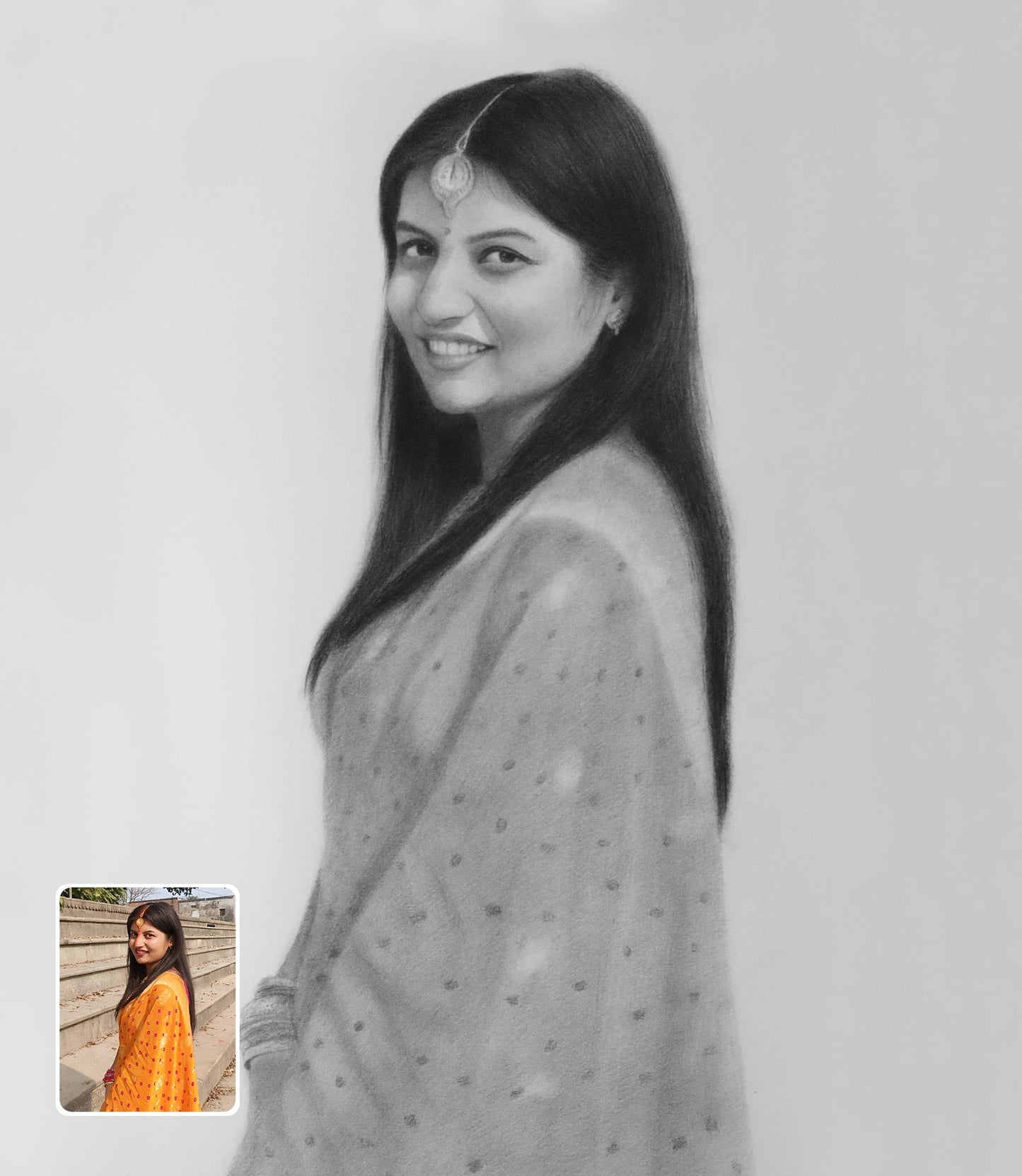 Custom Photo Drawing Gift - A Special Birthday Gift for Her | Order Online