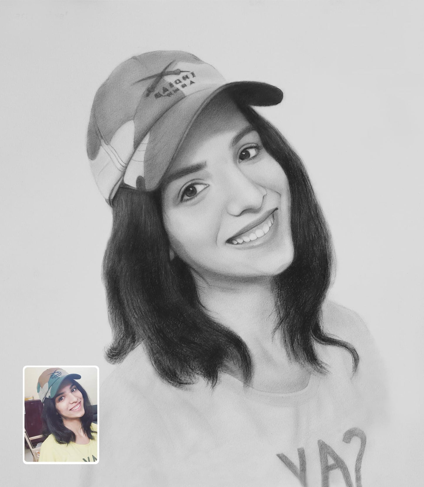Custom Photo Drawing Gift - A Special Birthday Gift for Her | Order Online