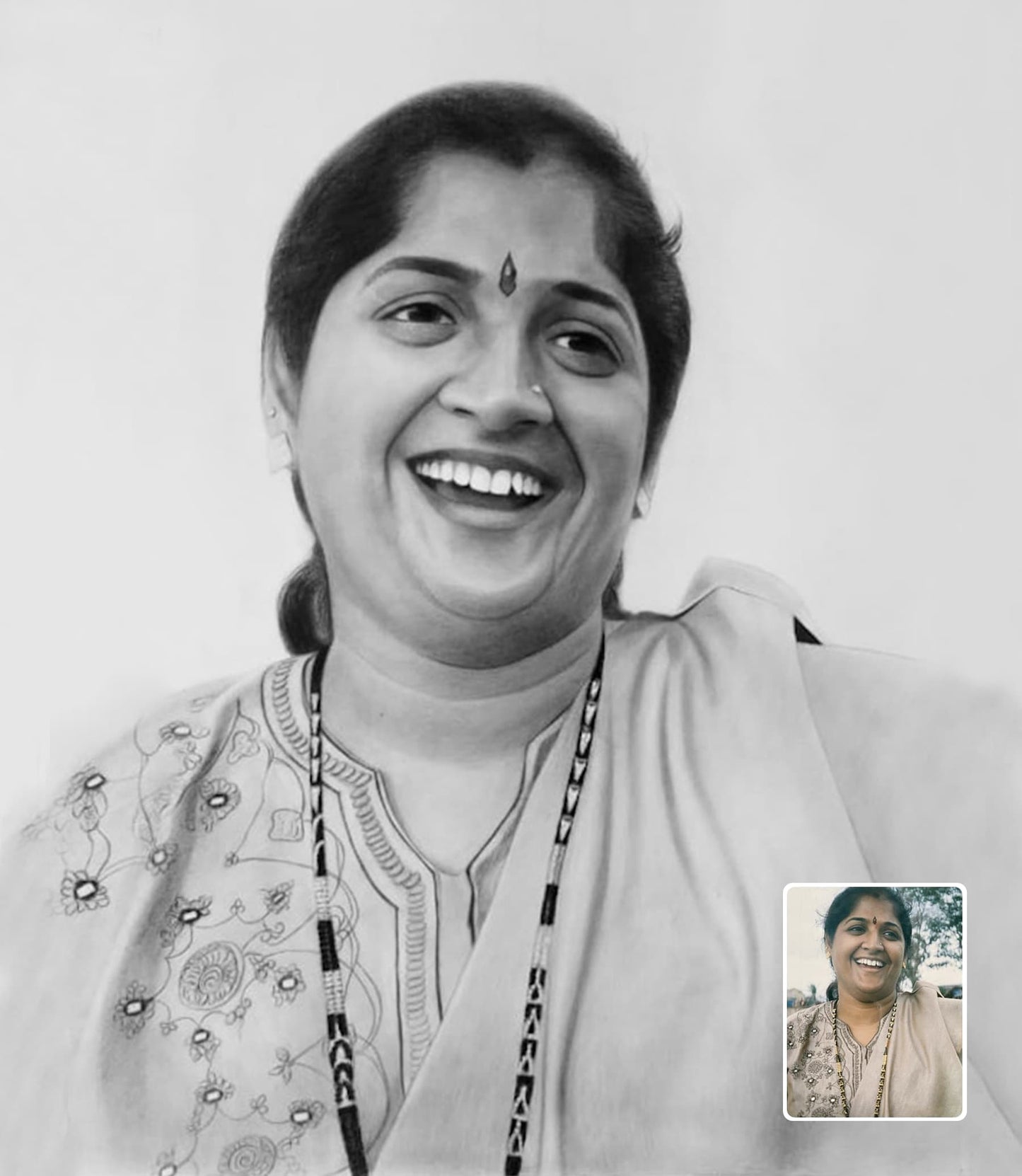 Custom Photo Drawing Gift - A Special Birthday Gift for Her | Order Online
