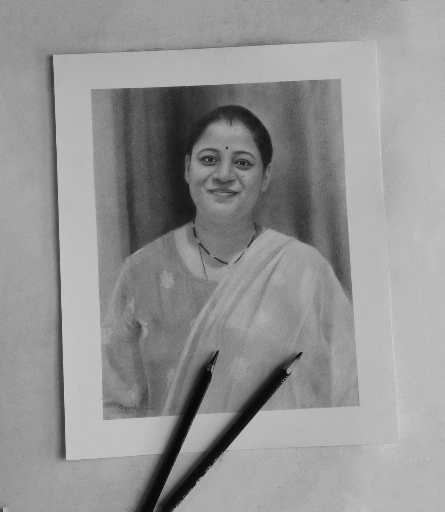 Mother’s Day Personalized Gift: Hand-Drawn Pencil Sketch from photo!