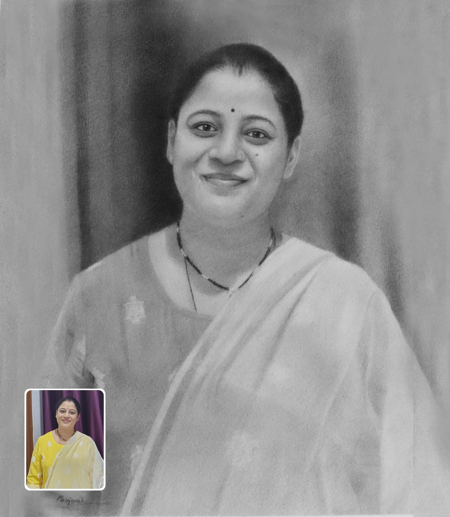Custom Photo Drawing Gift - A Special Birthday Gift for Her | Order Online