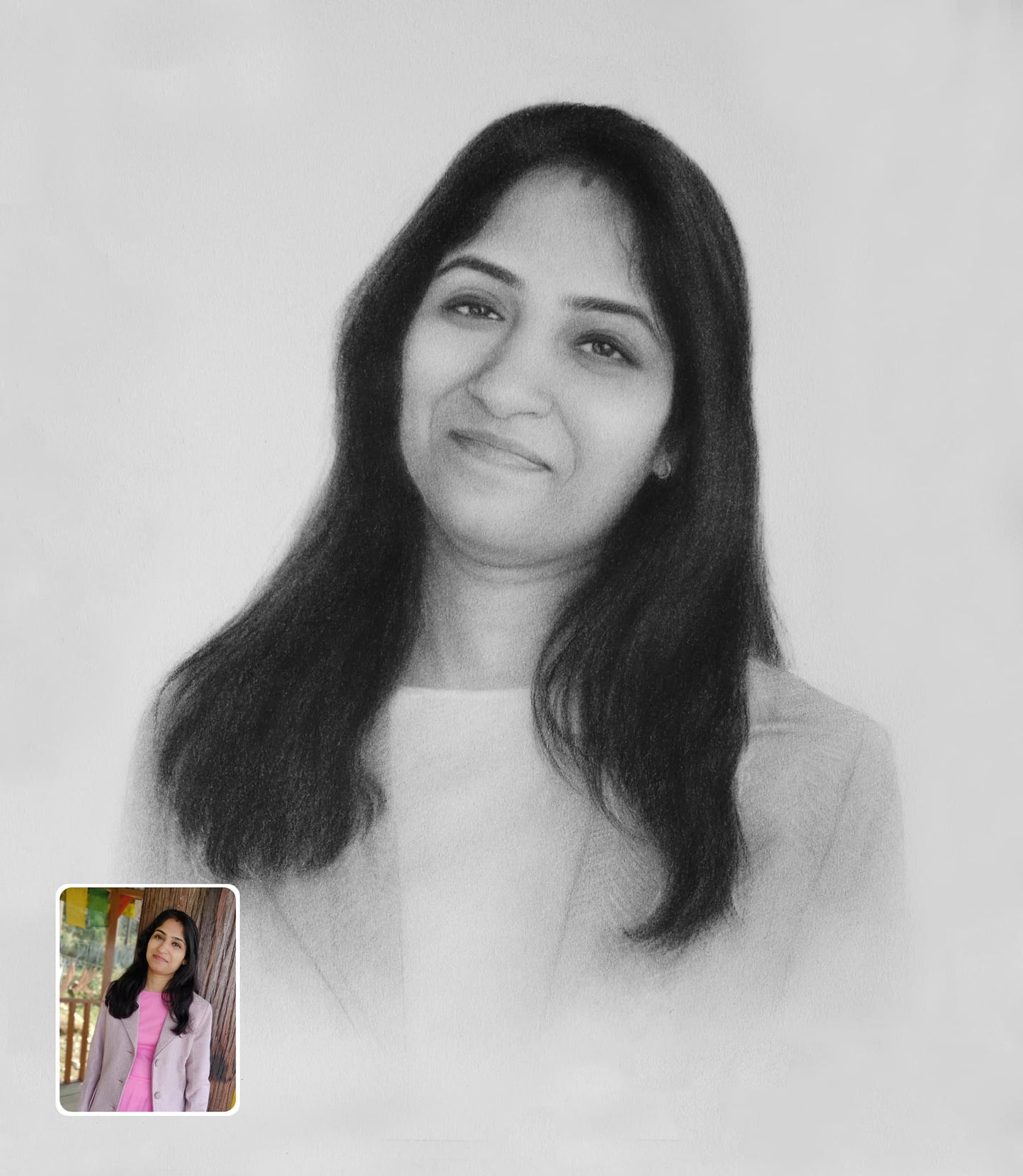 Custom Photo Drawing Gift - A Special Birthday Gift for Her | Order Online