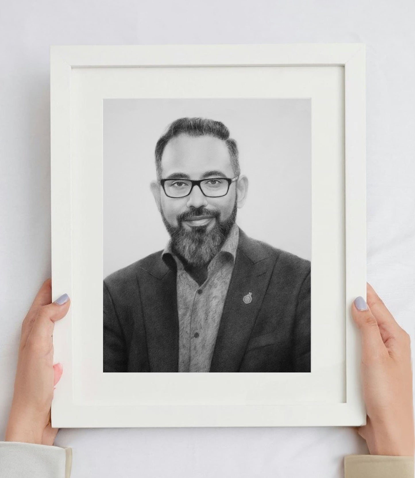 Handmade Sketch Order Online - A Pencil Portrait from Photo