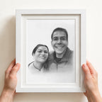 Premium Couple Pencil Portrait