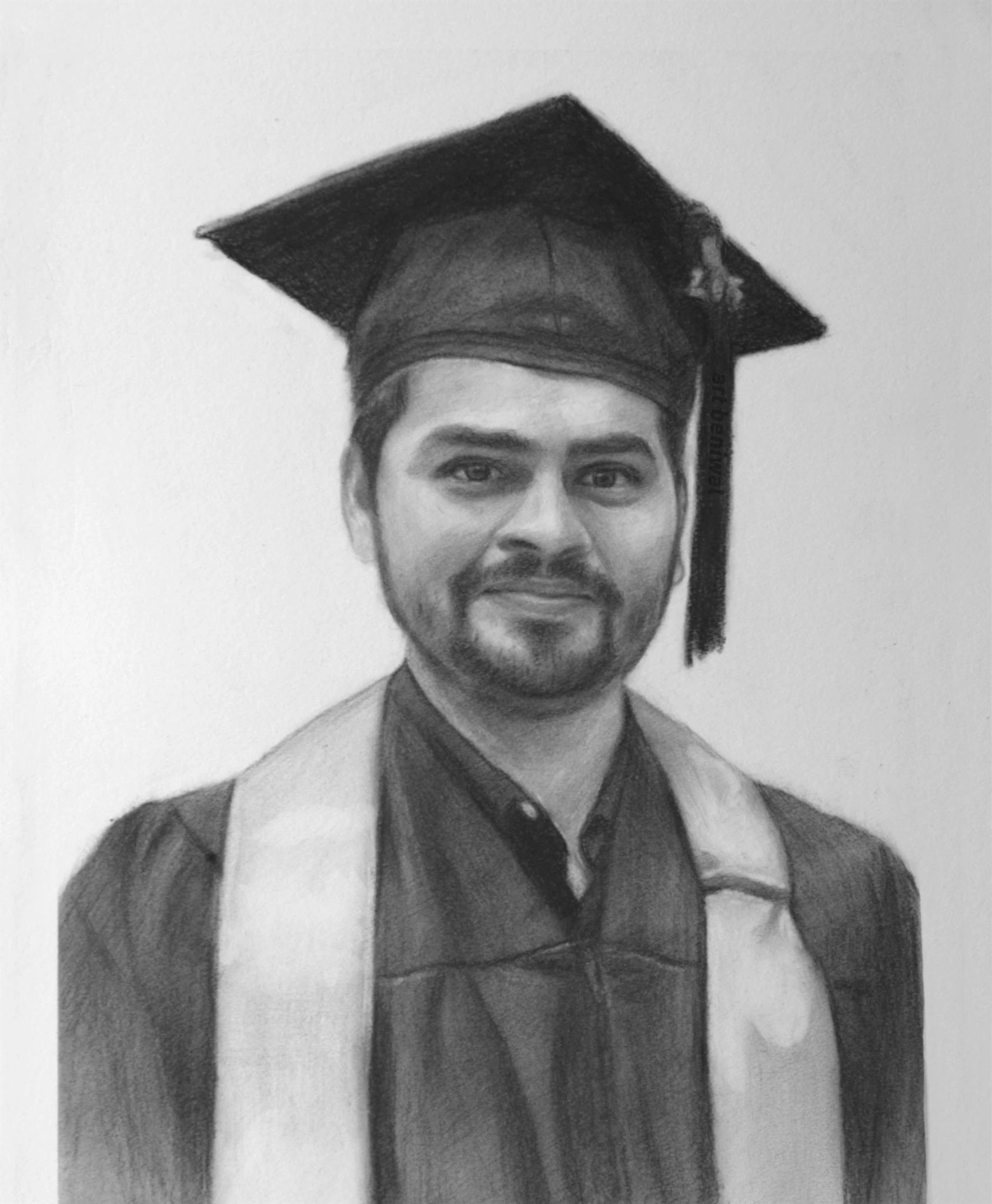 D130 Man Pencil Portrait