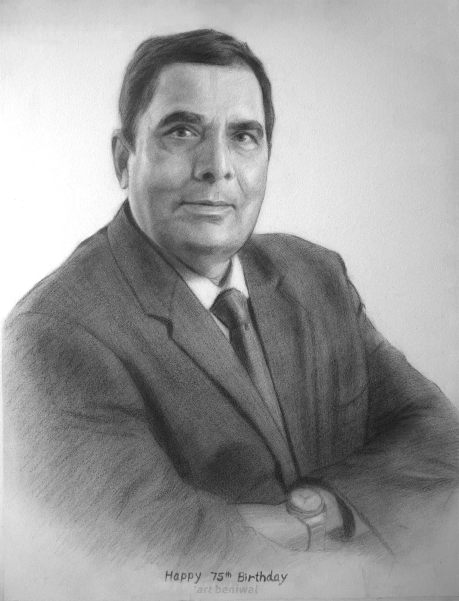 D138 Man Pencil Portrait