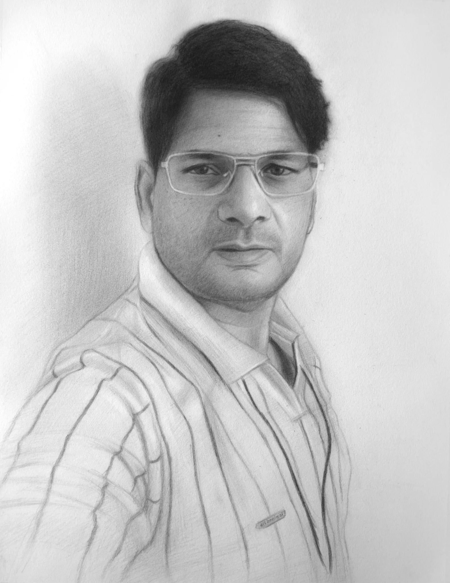 D139 Man Pencil Portrait