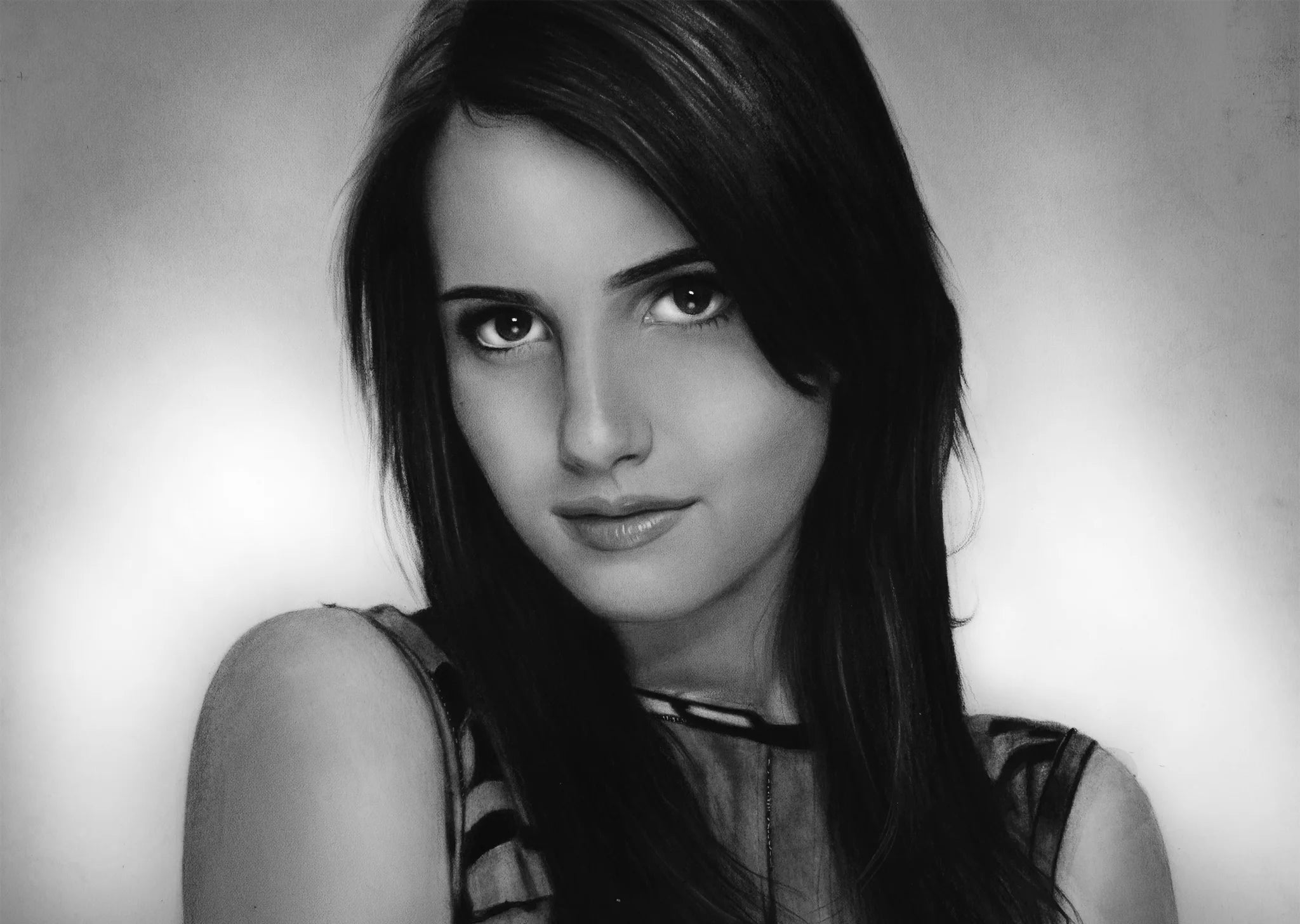 D51 A Woman Pencil Portrait
