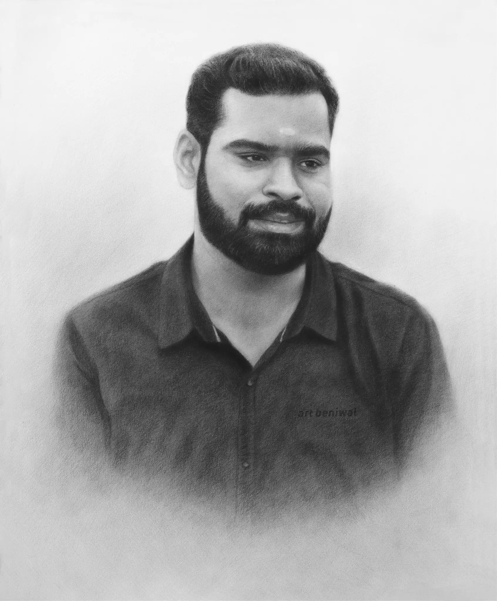 D53 Man Pencil Portrait