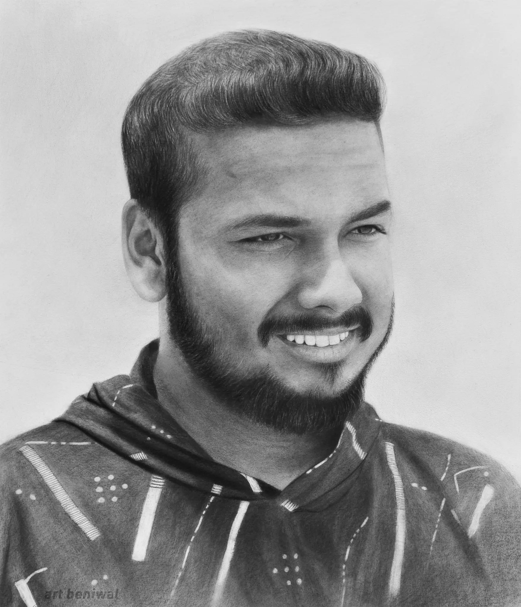 D62 Man Pencil Portrait