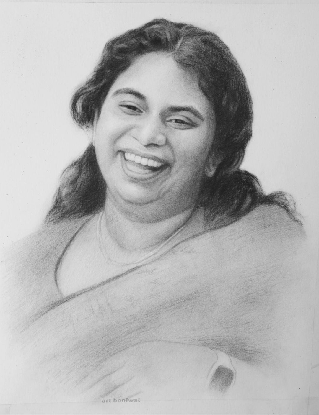D97 Woman Pencil Portrait