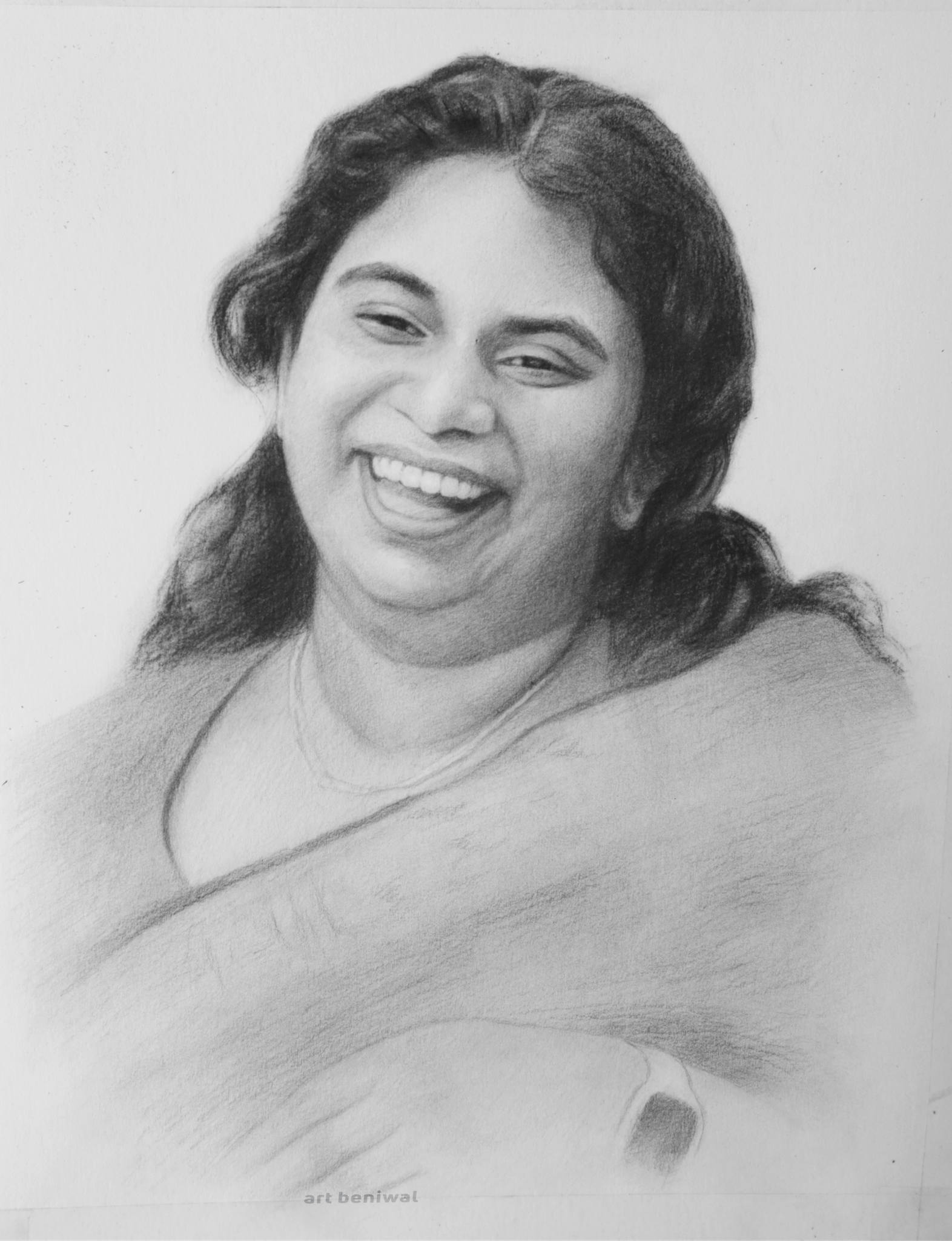 D97 Woman Pencil Portrait