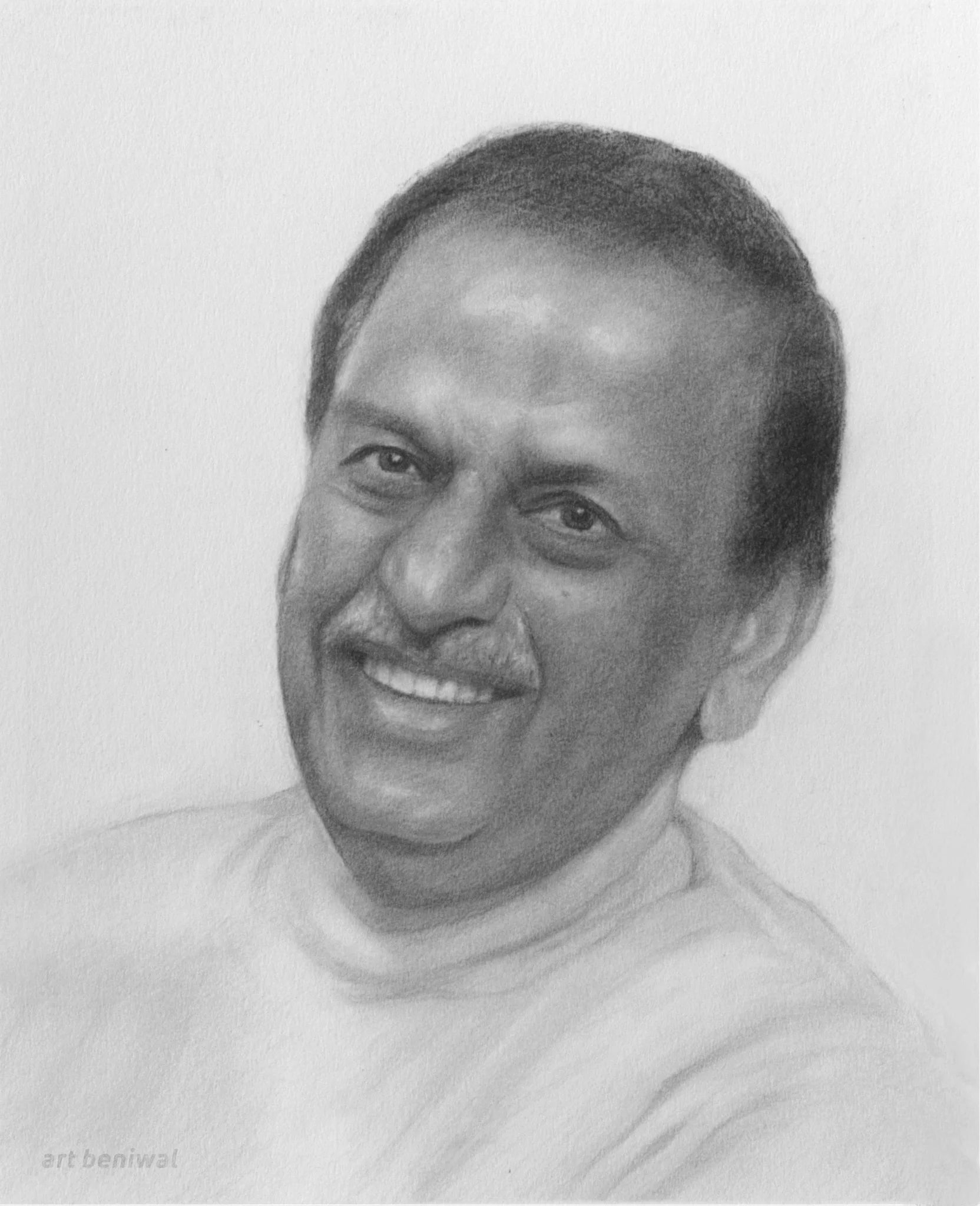 W1147 Man Pencil Portrait