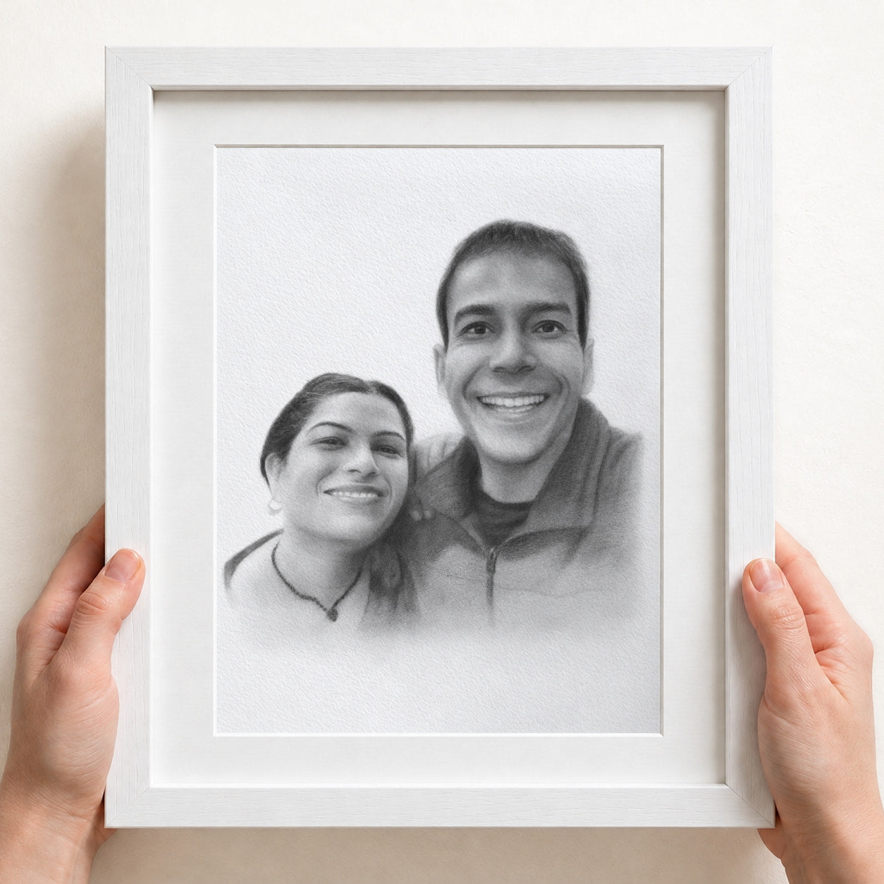 Premium Couple Pencil Portrait