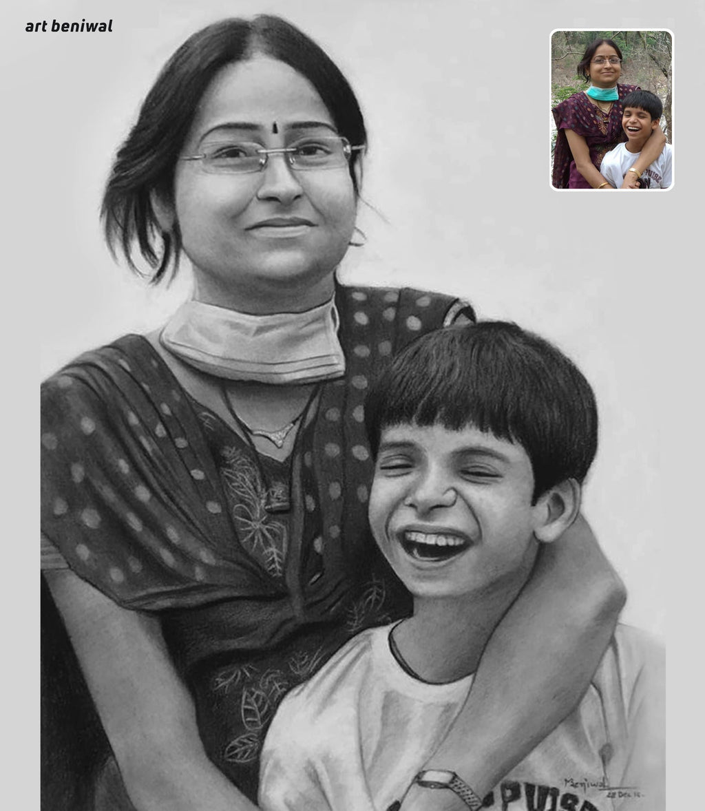 Family & Friends Pencil Portrait