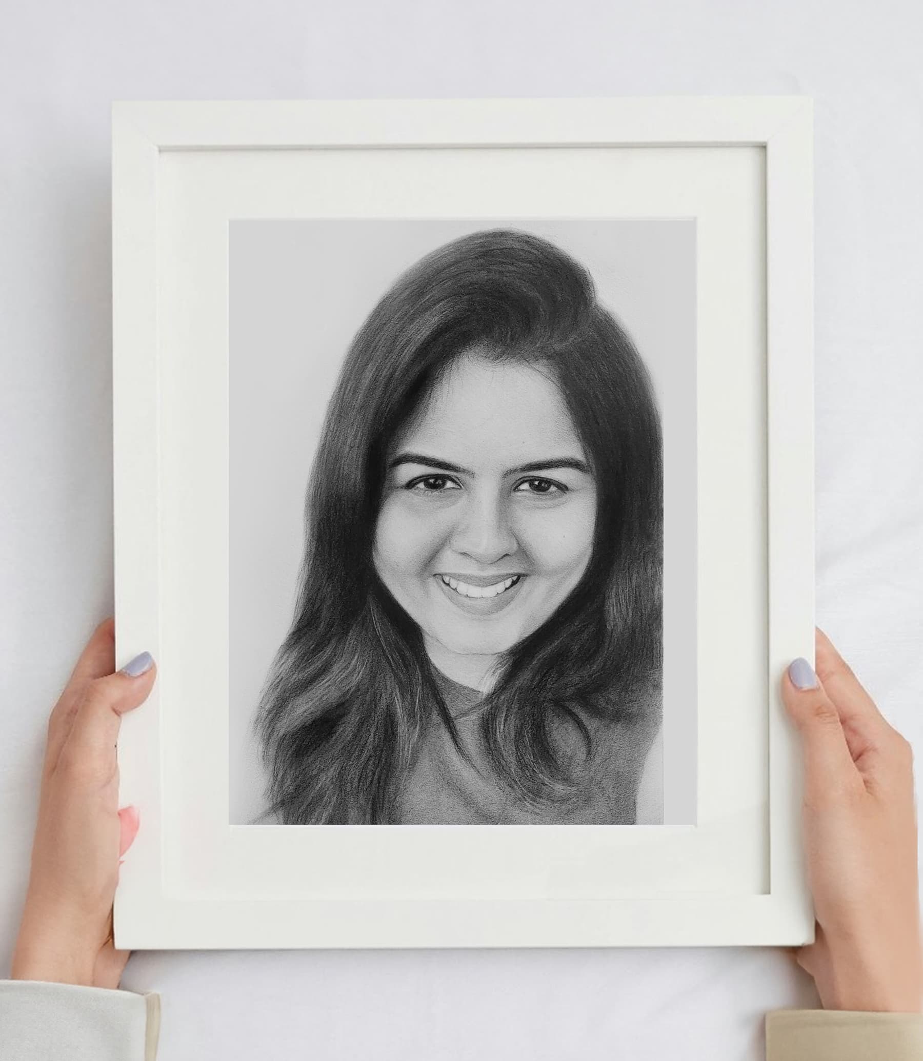 Custom Pencil Portrait, Drawing From discount Photo, Personalized Gift, Black and White portrait